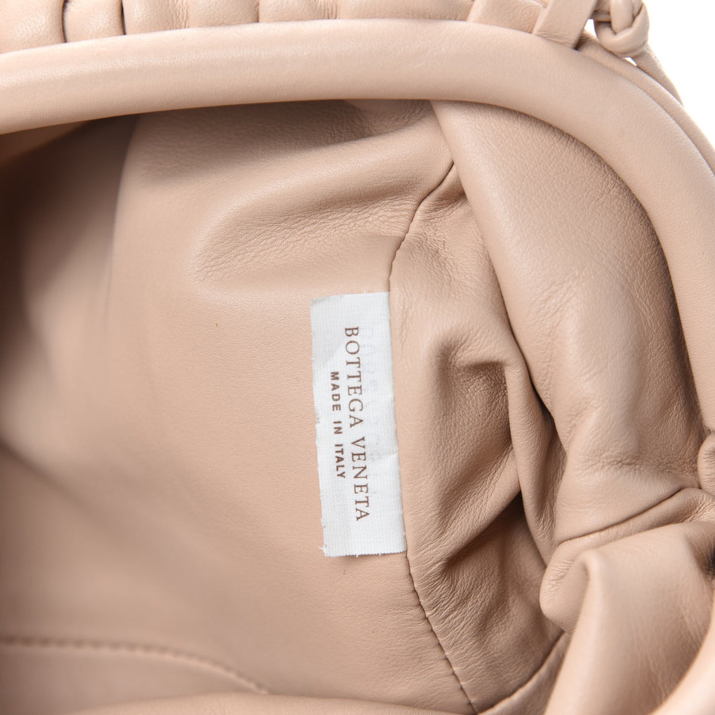 Butter Calfskin The Mini Pouch Almond