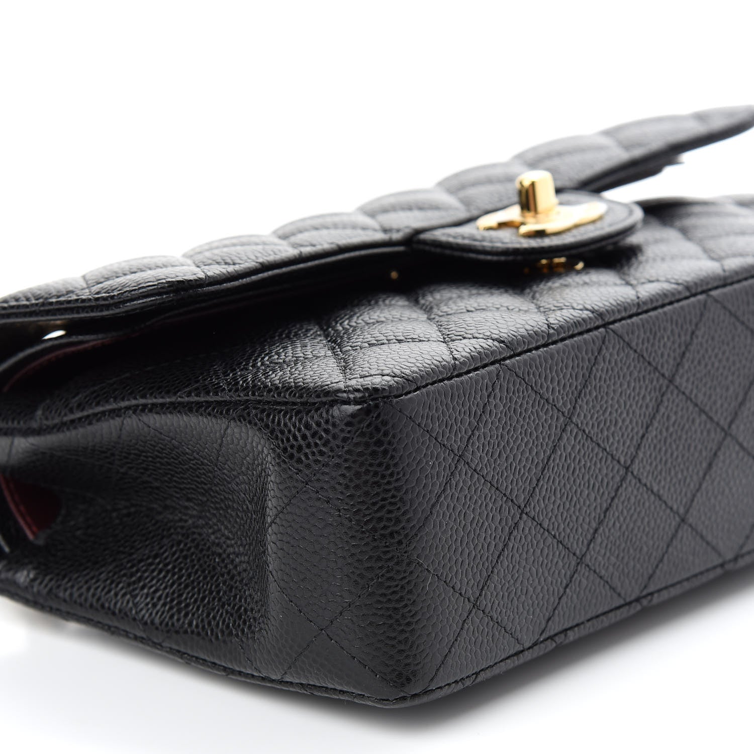 Chanel Caviar Quilted Small Double Flap Black 8 of 9