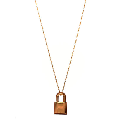 Hermes Swift Small O'Kelly Pendant Necklace Gold 1 of 6