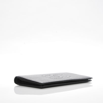 Chanel Caviar Timeless CC Yen Wallet Black 4 of 8