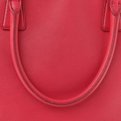 Prada Saffiano Medium Galleria Double Zip Tote Peonia 14 of 15