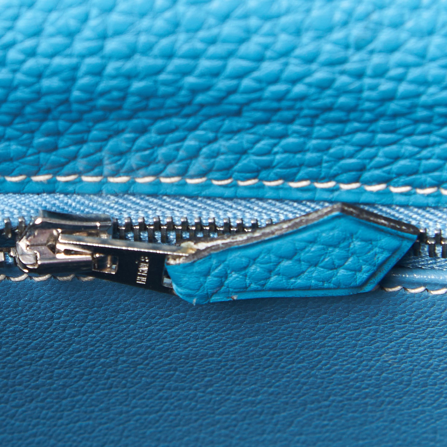 Hermes Togo Kelly Sellier 35 Blue Jean 27 of 35