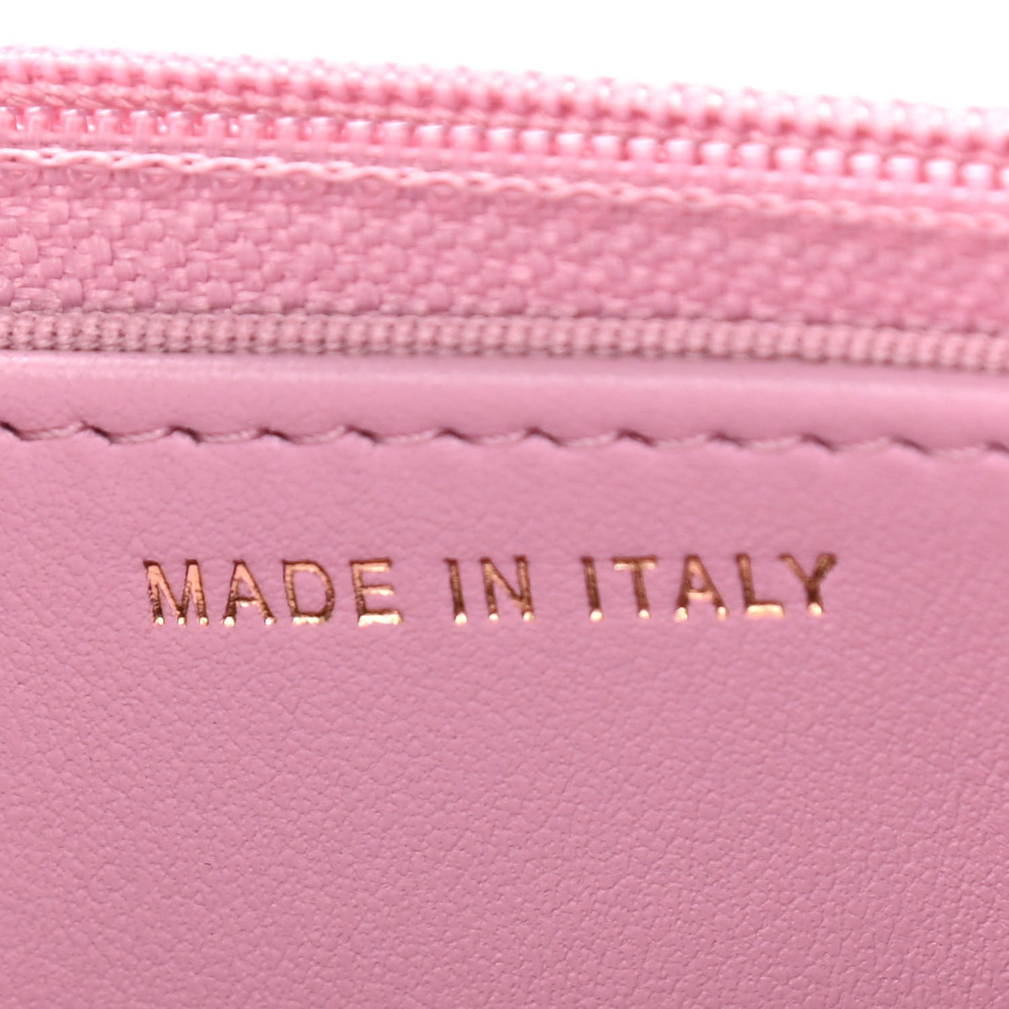 Shiny Caviar Quilted Pick Me Up Wallet On Chain WOC Pink