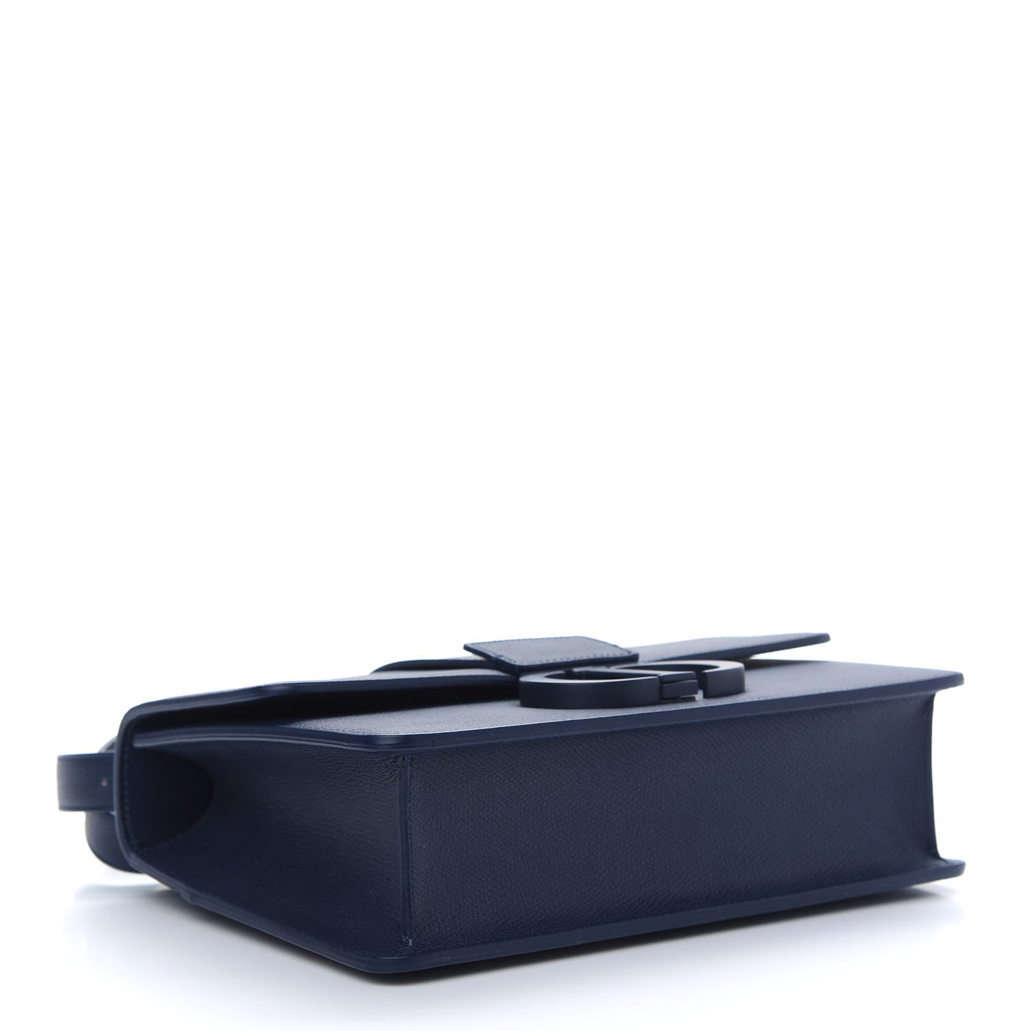 Christian Dior Ultra Matte Grained Calfskin 30 Montaigne Flap Bag Navy 4 of 8