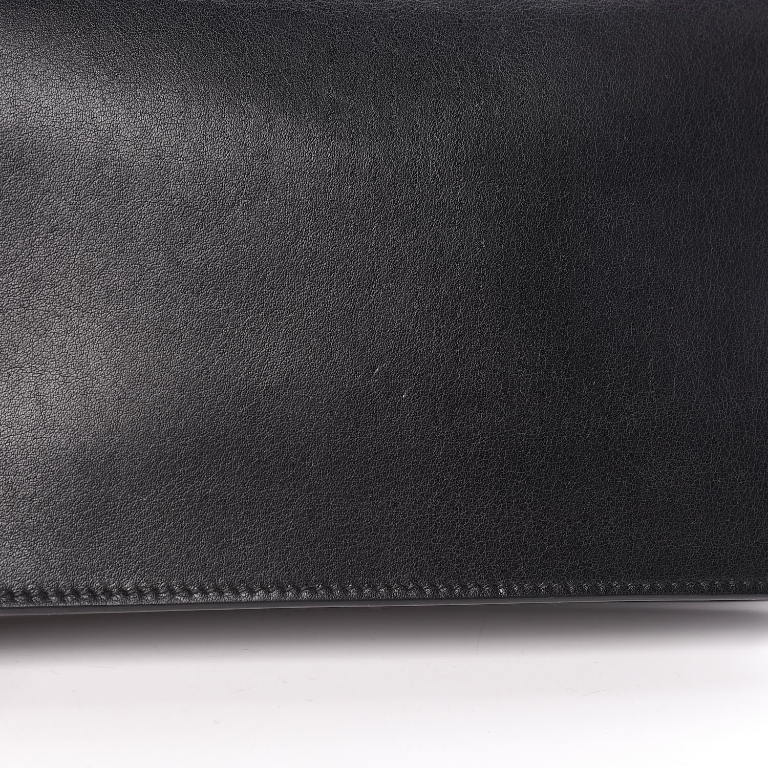Balenciaga Veau Amp Plate Gold Chain Wallet Black 10 of 11