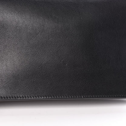 Balenciaga Veau Amp Plate Gold Chain Wallet Black 10 of 11