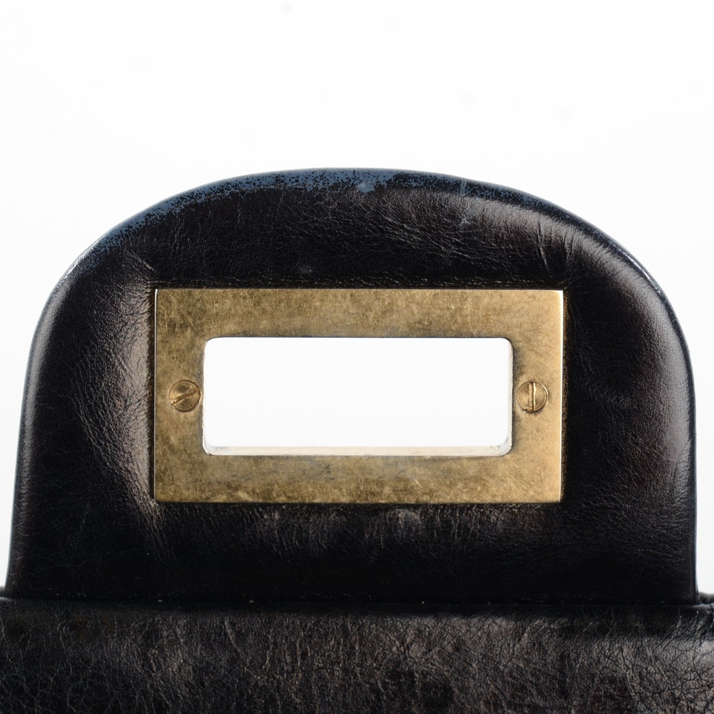 Glazed Calfskin Quilted 2.55 Reissue 226 Flap Black