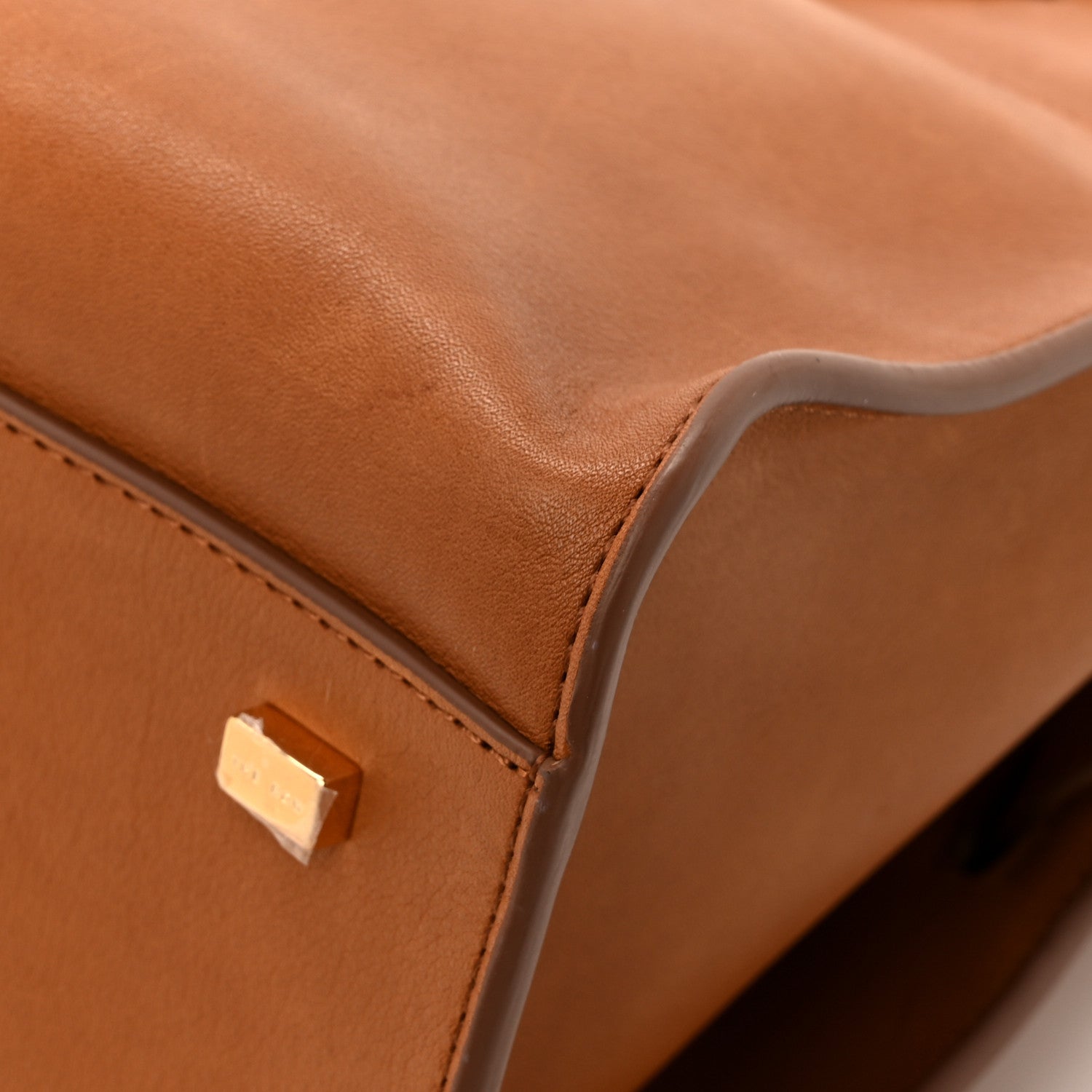 The Row Polished Saddle Calfskin Soft Margaux 12 Cuir 13 of 13