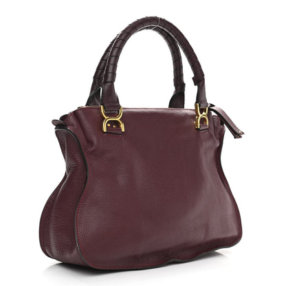 Chloe Calfskin Medium Marcie Satchel Dark Velvet 2 of 11
