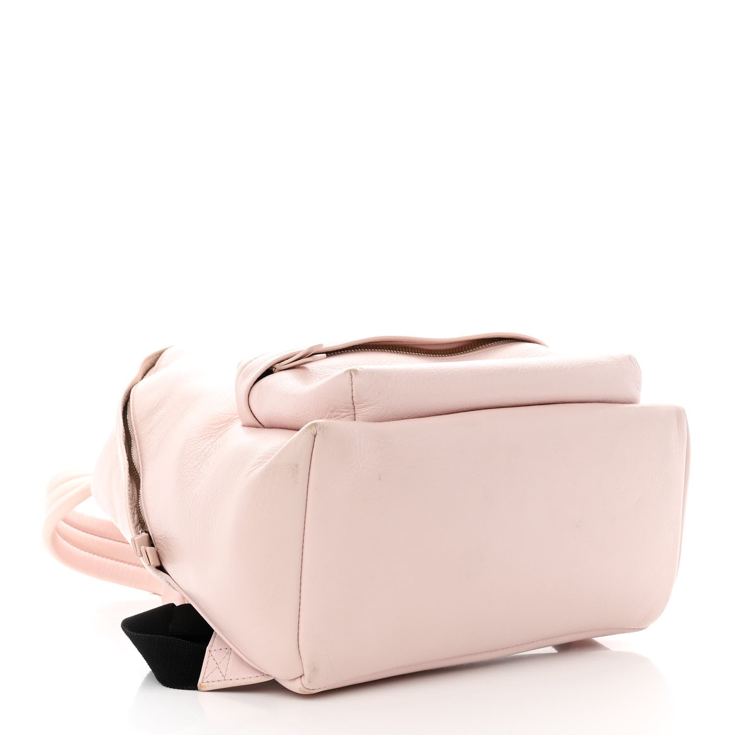Balenciaga Smooth Calfskin Logo Small Everyday Backpack Light Rose Black 4 of 18