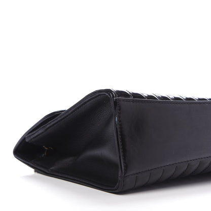 Chanel Patent Vertical Quilt Maharaja Express Flap Black 8 of 11