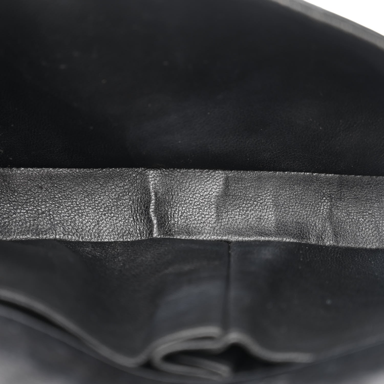 Chanel Patent Quilted East West Chocolate Bar Flap Black 5 of 15