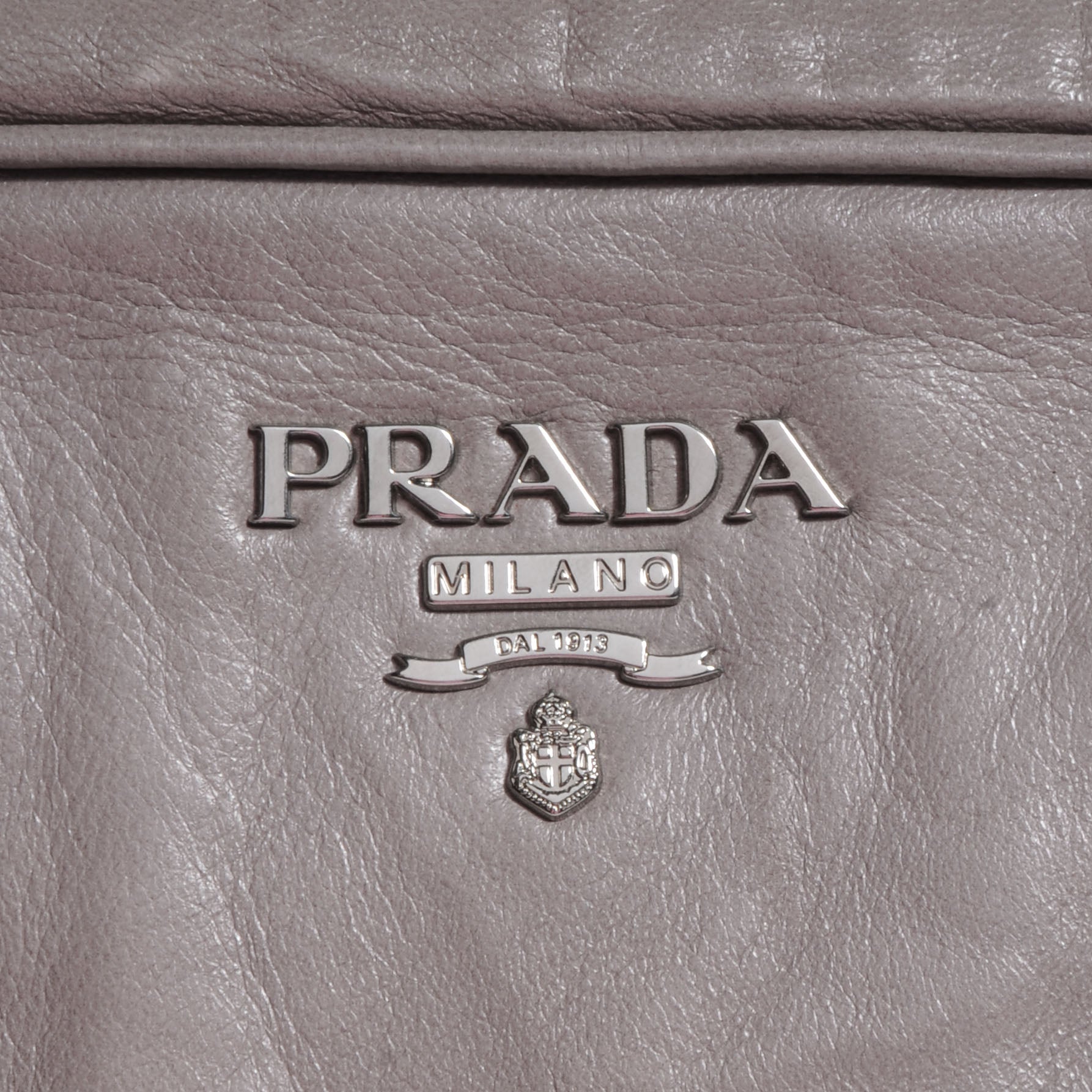 Prada Nappa Antik Bauletto Satchel Argilla 3 of 10