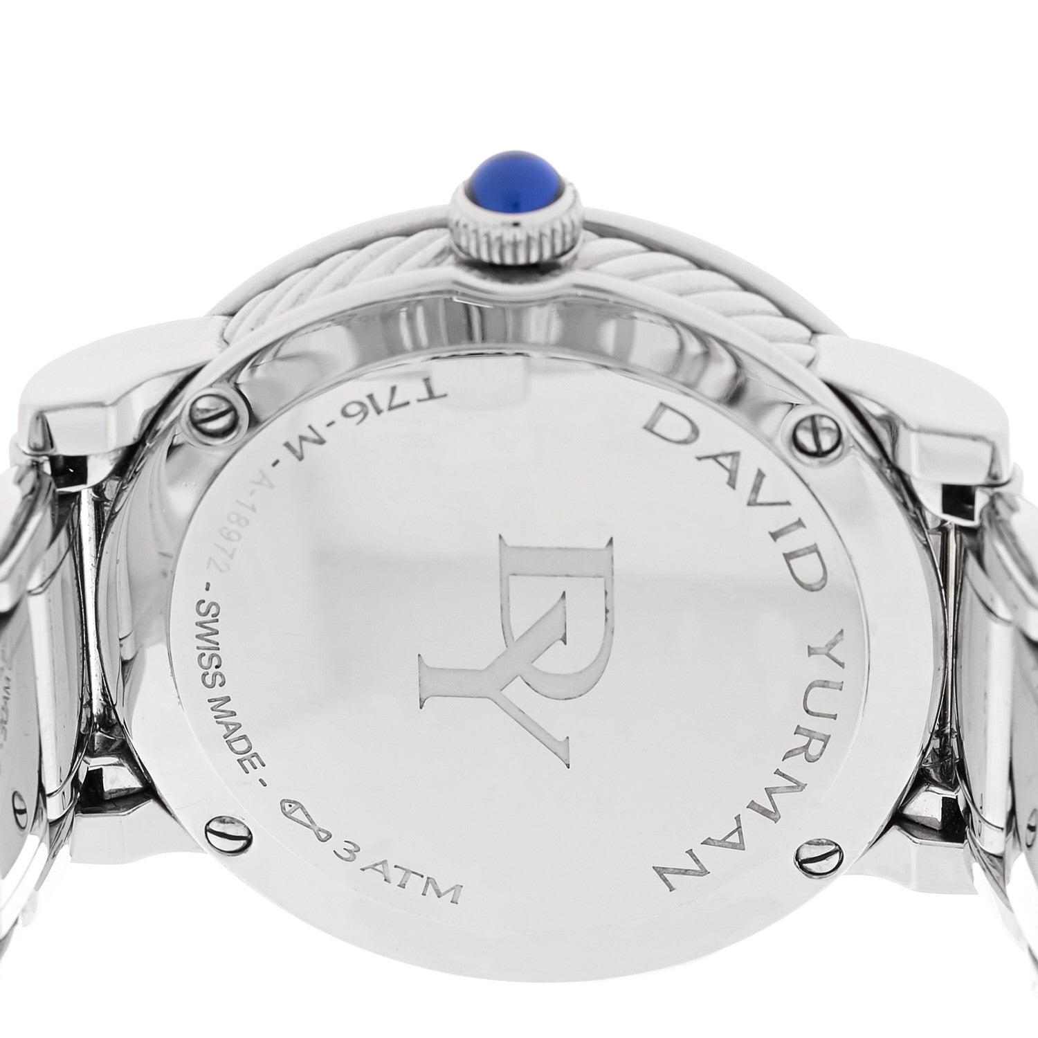 David Yurman Stainless Steel Diamond Mother of Pearl 38mm Classic Quartz Watch 4 of 5