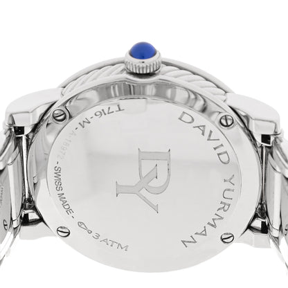 David Yurman Stainless Steel Diamond Mother of Pearl 38mm Classic Quartz Watch 4 of 5