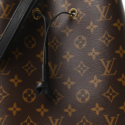 Louis Vuitton Monogram Neonoe MM Black 8 of 10