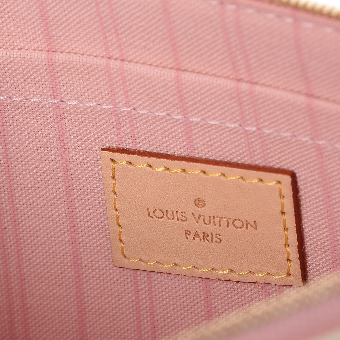Damier Azur Neverfull MM GM Pochette Rose Ballerine