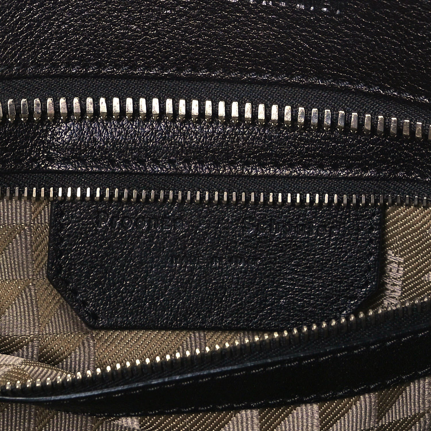 Proenza Schouler Vacchetta Calfskin Small PS13 Satchel Black 8 of 15