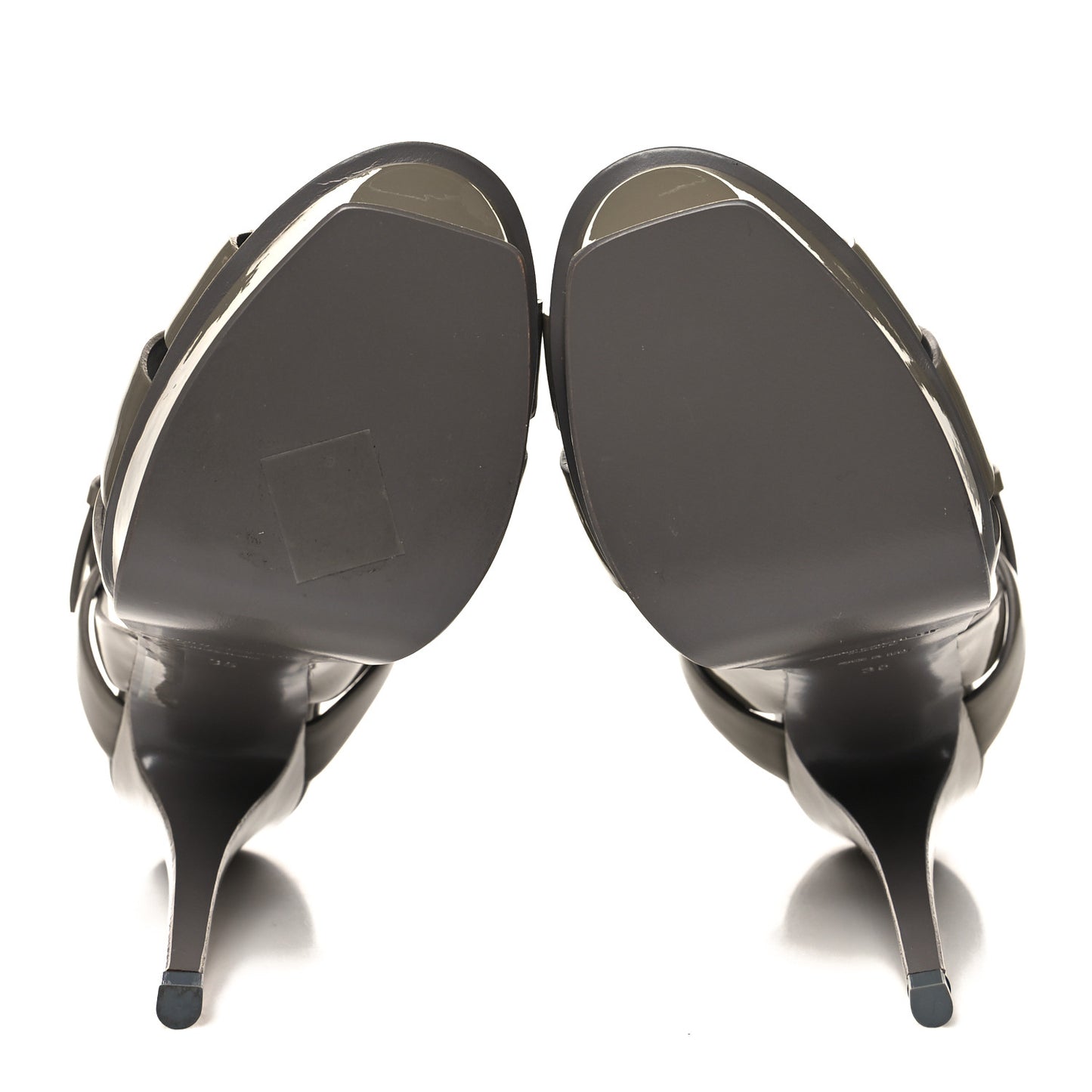 Patent Tribute 105 Platform Sandals 35 Fog