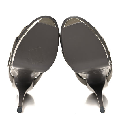 Saint Laurent Patent Tribute 105 Platform Sandals 35 Fog 5 of 8