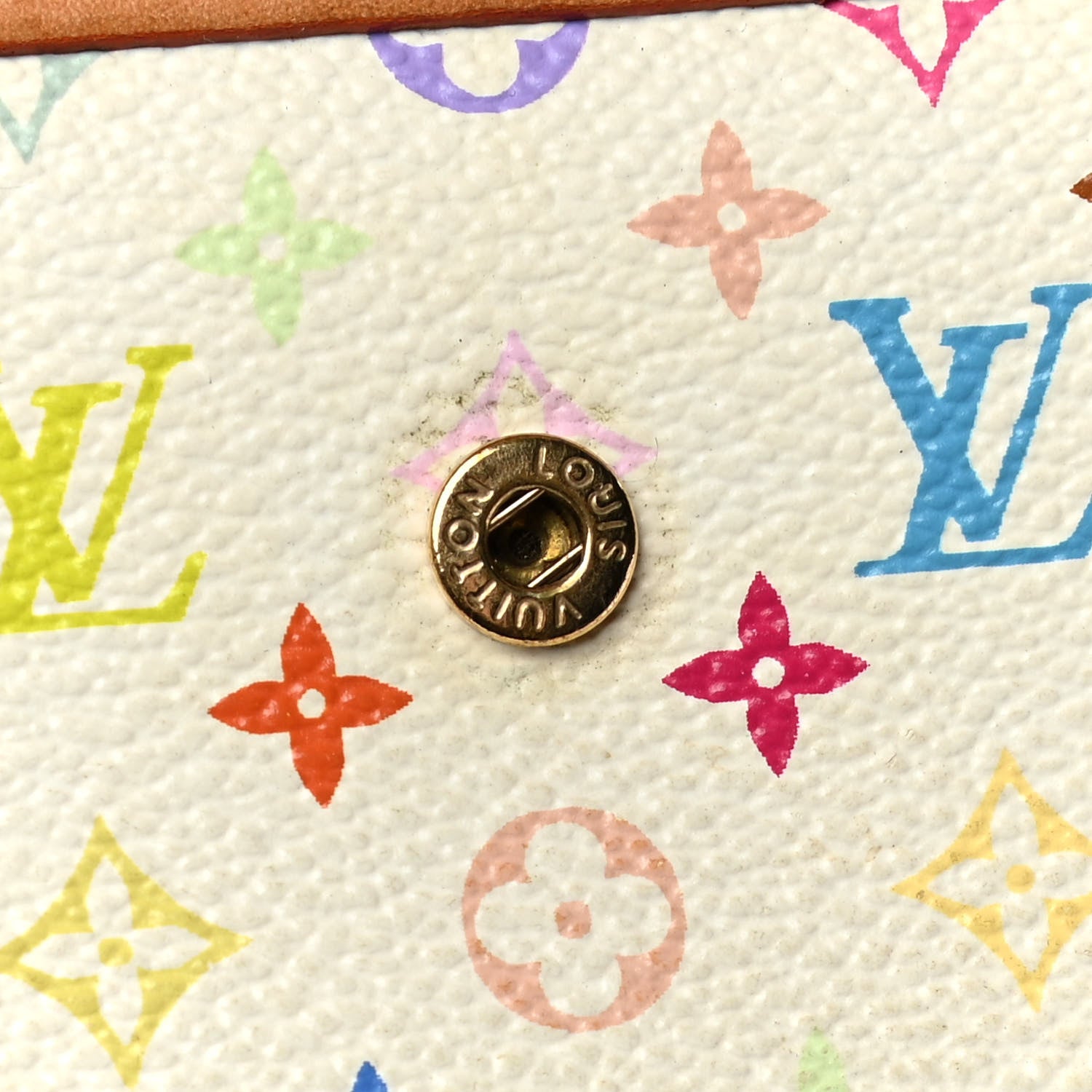 Louis Vuitton Monogram Multicolor Porte Tresor International Wallet White 8 of 19