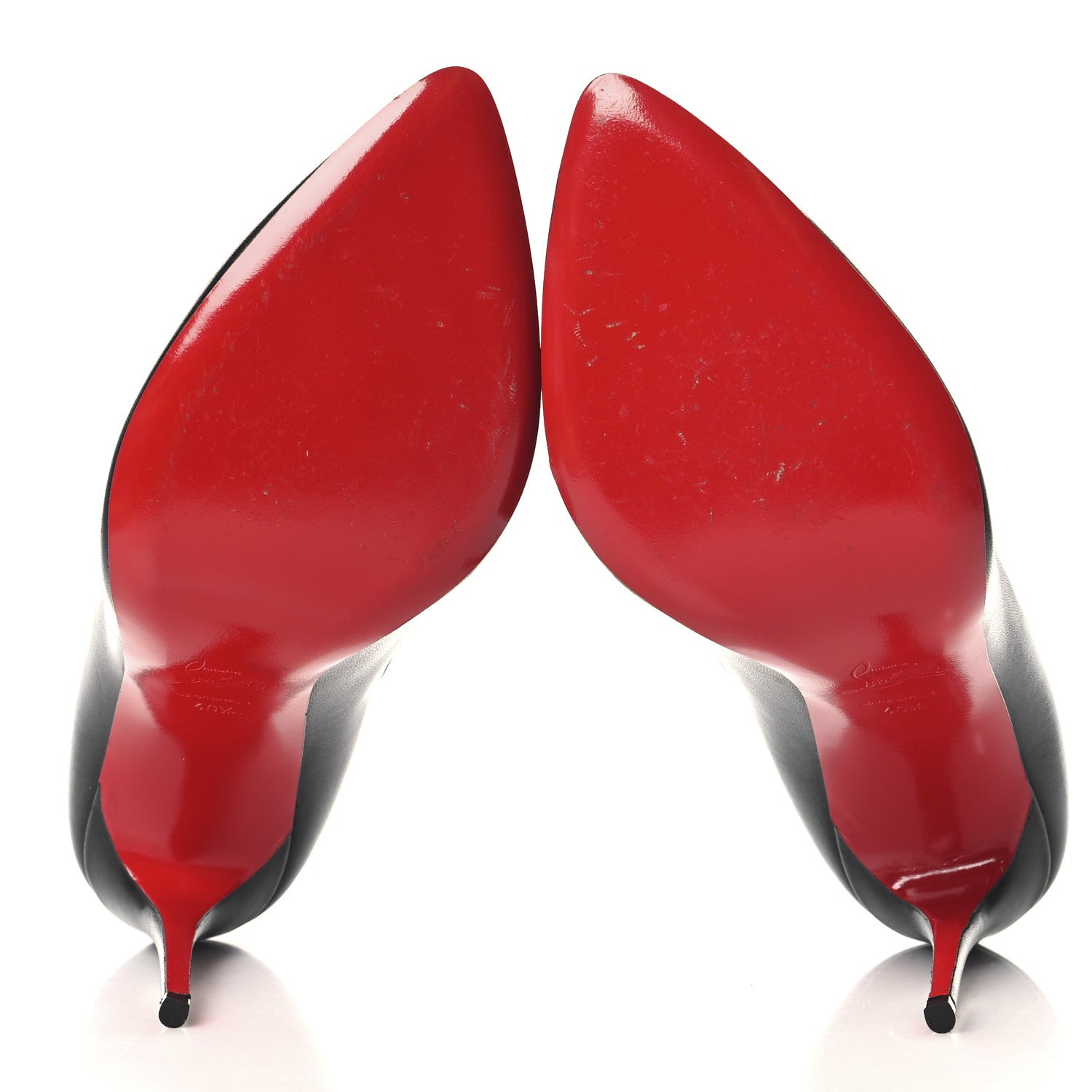 Christian Louboutin Shiny Nappa Breche 100 Pumps 40.5 Black 6 of 9