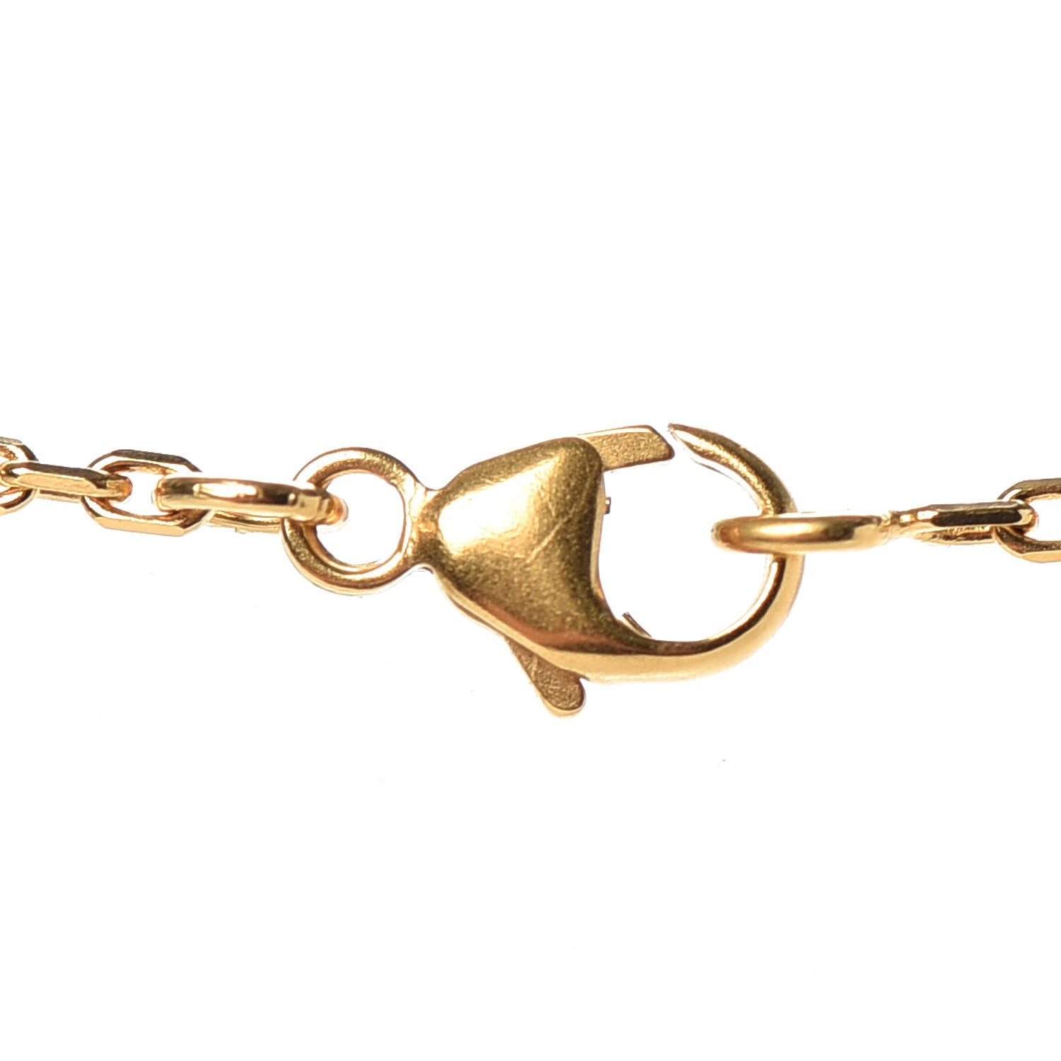 Hermes Lacquered Gold Mini Pop H Pendant Necklace Rose Dragee 5 of 6