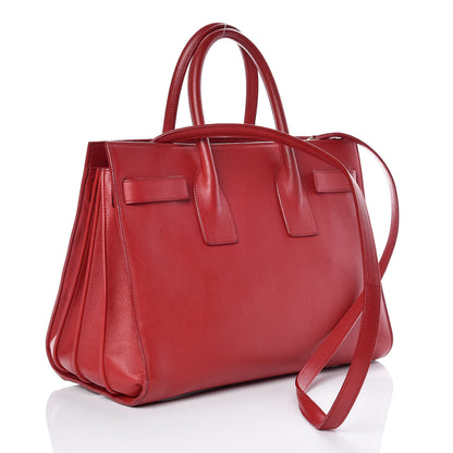 Saint Laurent Calfskin Small Sac De Jour Rouge Orient 3 of 30