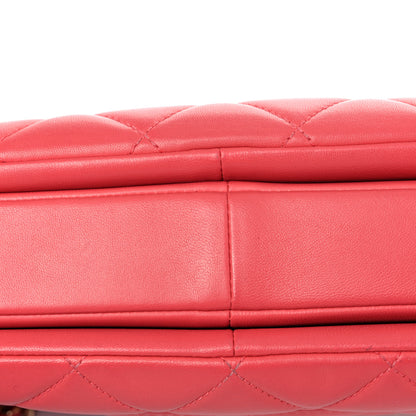 Chanel Lambskin Quilted Small Trendy CC Flap Dual Handle Bag Coral 13 of 19