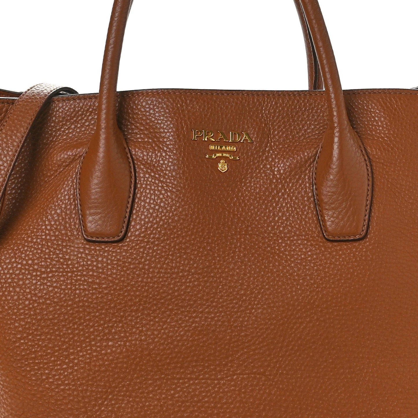 Vitello Daino Tote Brandy