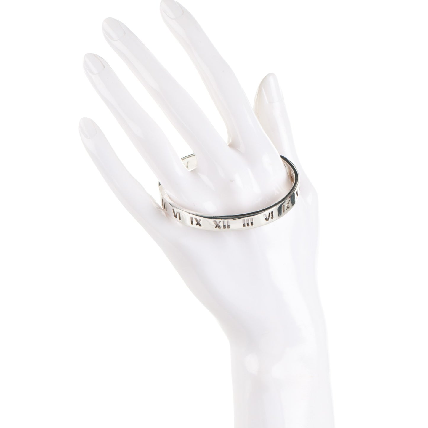 Sterling Silver Atlas Pierced Cuff Bracelet