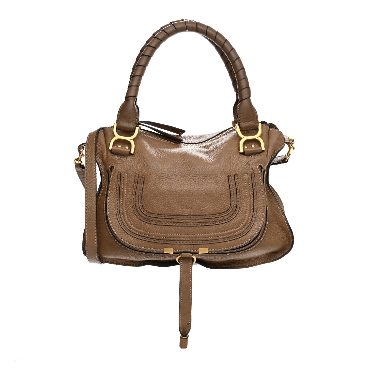 Chloe Calfskin Medium Marcie Satchel Nut 1 of 16