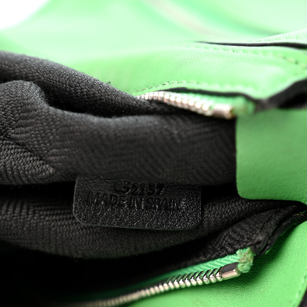 Loewe Calfskin Mini Puzzle Bumbag Clover Green 7 of 13