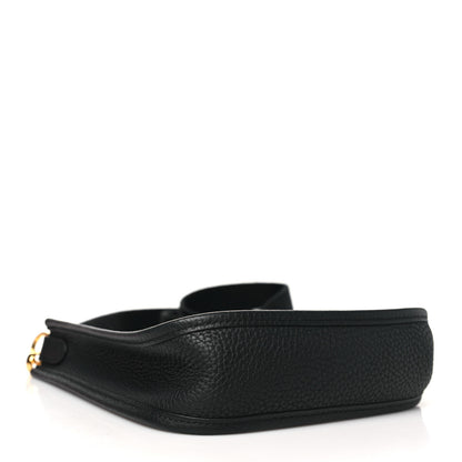 Hermes Taurillon Clemence Evelyne TPM Black 4 of 11