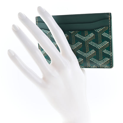 Goyard Goyardine Saint Sulpice Card Holder Green 2 of 7