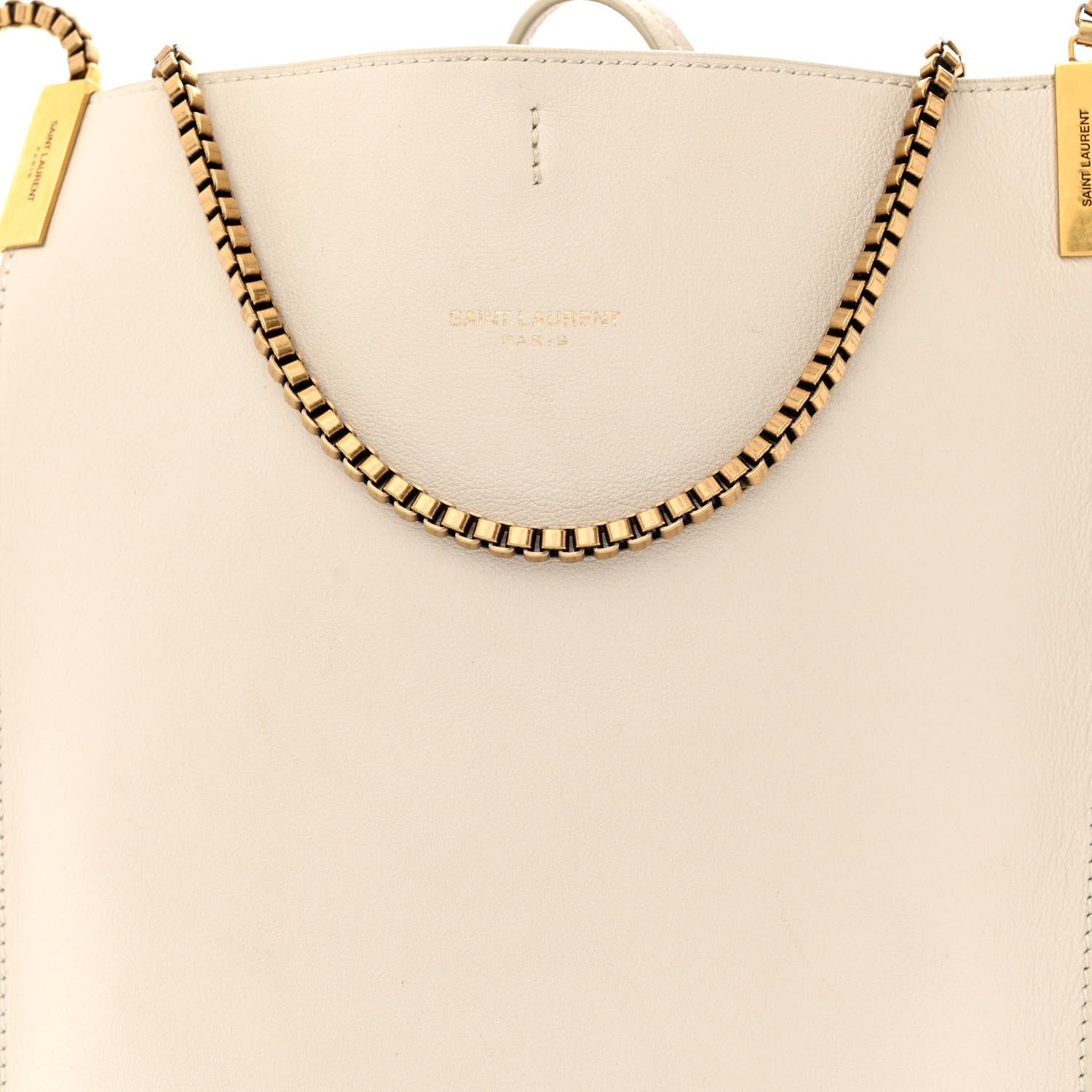 Saint Laurent Calfskin Mini Suzanne Hobo Cream 9 of 11
