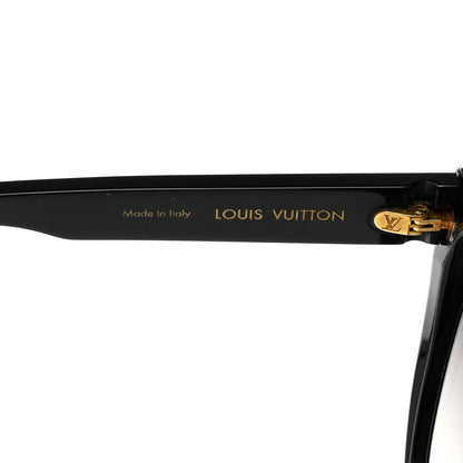 Louis Vuitton Acetate Blue Velvet Sunglasses Z1293E Black 5 of 7