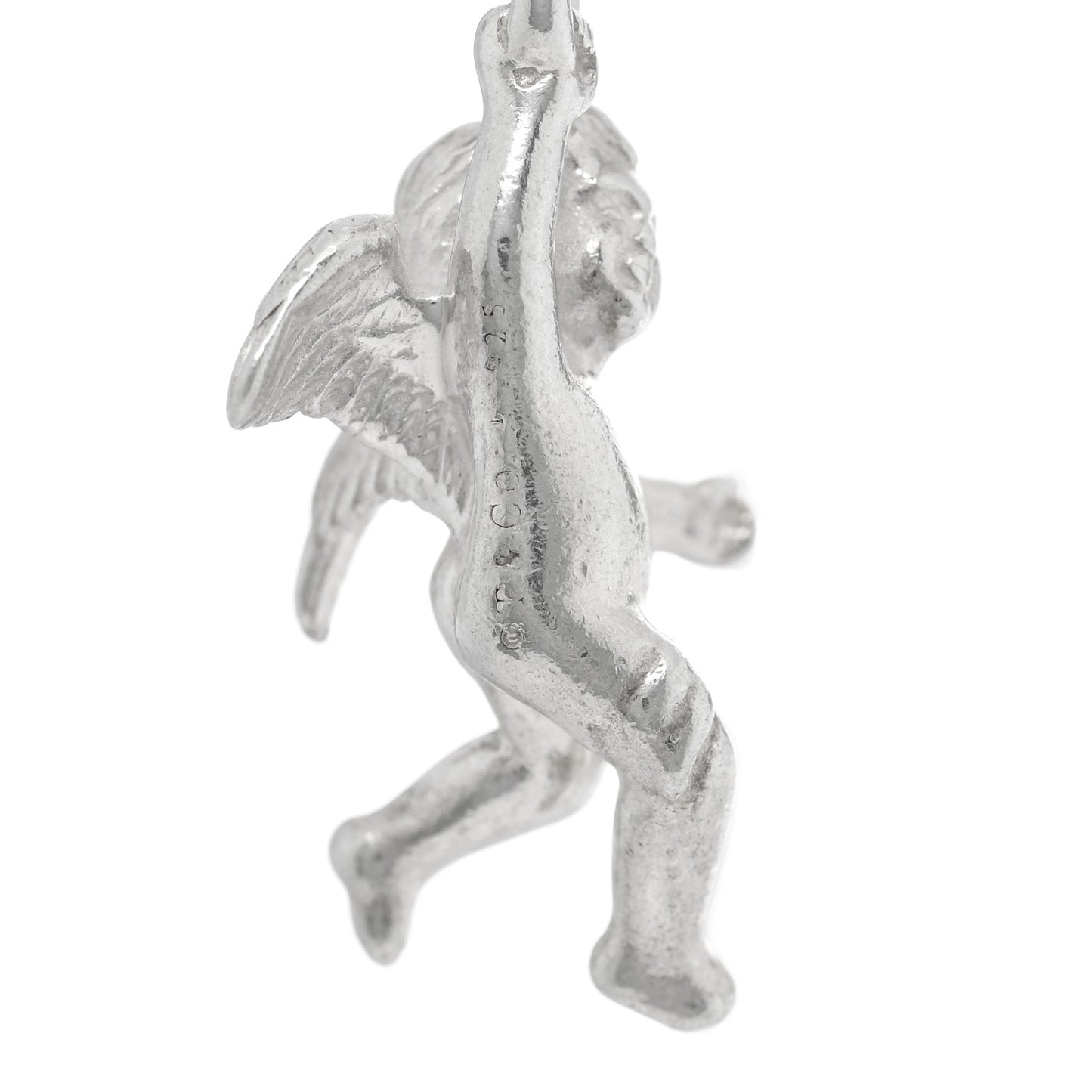 Sterling Silver Cherub Pendant Charm