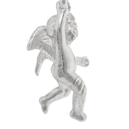 Tiffany Sterling Silver Cherub Pendant Charm 4 of 4