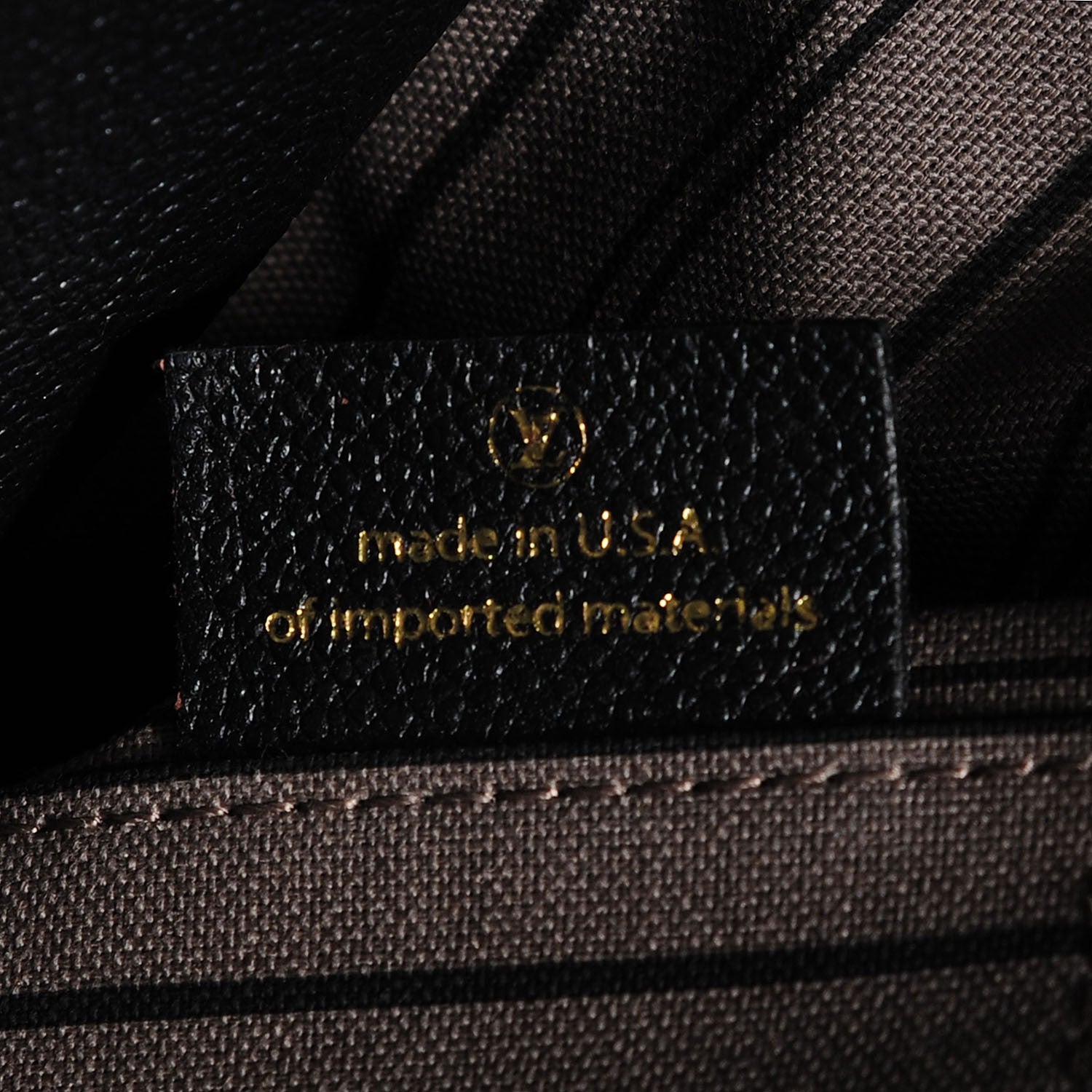 Louis Vuitton Empreinte Montaigne MM Black 8 of 8