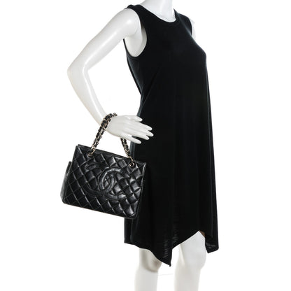 Chanel Lambskin Quilted Petit Timeless Tote PTT Black 3 of 10
