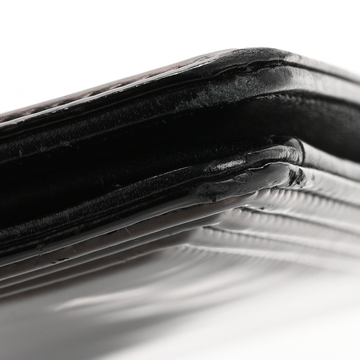 Chanel Glazed Calfskin Boy Yen Wallet Black 11 of 15