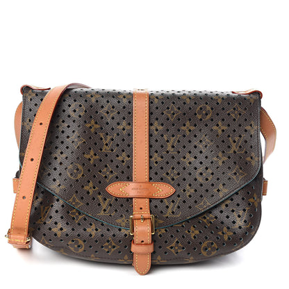 Louis Vuitton Monogram SC Flore Saumur Teal 1 of 10