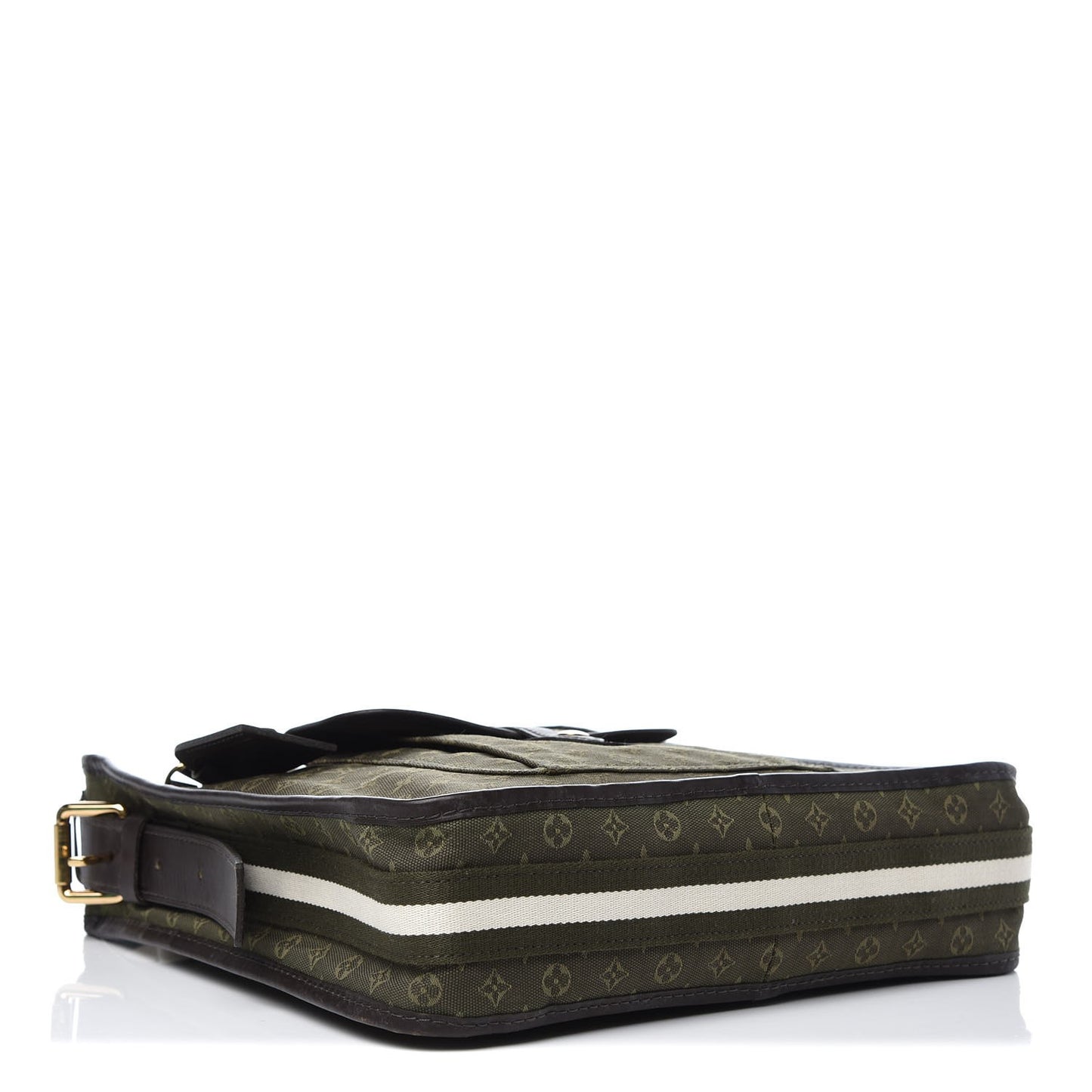 Mini Monogram Besace Mary Kate Kaki