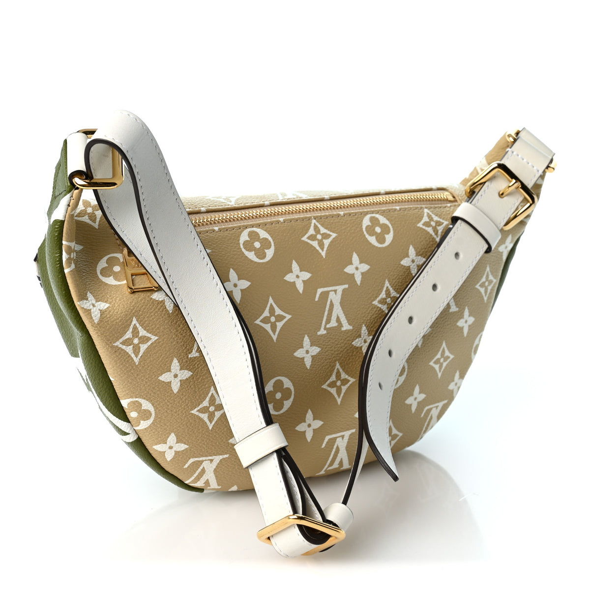 Louis Vuitton Monogram Giant Bumbag Kaki Beige 3 of 10