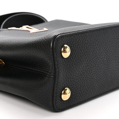 Louis Vuitton Taurillon Enamel Chain Capucines BB Black Multicolor 8 of 9