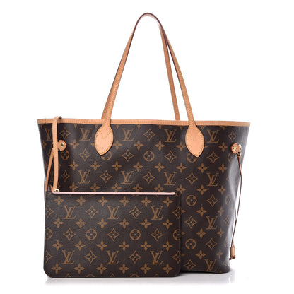 Louis Vuitton Monogram Neo Neverfull MM Rose Ballerine 1 of 9