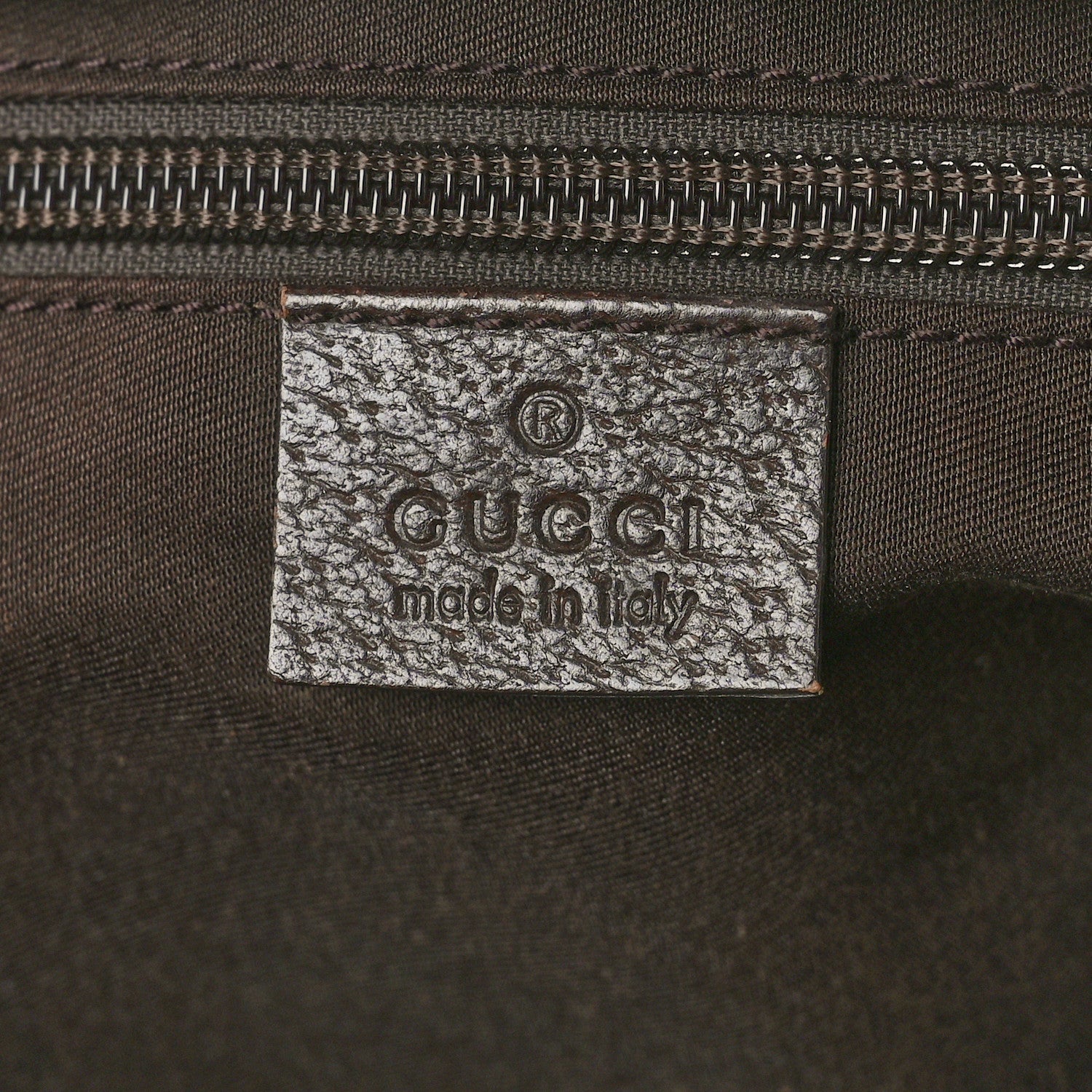 Gucci GG Monogram Medium Web Handle Bucket Dark Brown 6 of 13