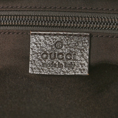 Gucci GG Monogram Medium Web Handle Bucket Dark Brown 6 of 13