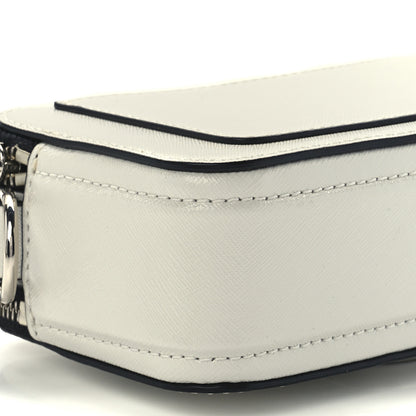 Marc Jacobs X Peanuts Saffiano Small Snoopy Snapshot Camera Bag White Black 13 of 15